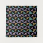 Stijlvolle Abstracte Geometrische Print – Moderne Wandkleed (Voorkant)