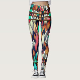 Stijlvolle Abstracte kleuren Leggings
