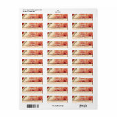 Stijlvolle Abstracte kleurrijke moderne swirl-insp Etiket (Full Sheet)