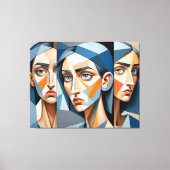 Stijlvolle Abstracte kunst Canvas, Unieke Home Dec Canvas Afdruk (Voorkant)