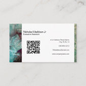 Stijlvolle, Abstracte, moderne, stijlvolle, Blauwg Visitekaartje (Voorkant)