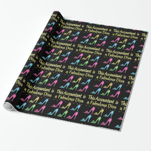 STIJLVOLLE ACCOUNTANT SCHOENENLIEFHEBBER ONTWERP CADEAUPAPIER