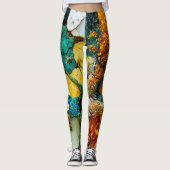 Stijlvolle actieve kleding Broeken Leggings (Voorkant)