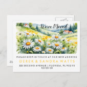 Stijlvolle adreswijziging die we hebben verplaatst aankondigingskaart (Voorkant / Achterkant)