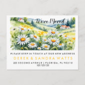 Stijlvolle adreswijziging die we hebben verplaatst aankondigingskaart (Voorkant)