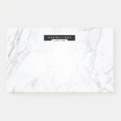 Stijlvolle afbeelding met minimalistische marmer: post-it® notes (Voorkant)