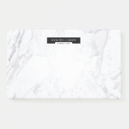 Stijlvolle afbeelding met minimalistische marmer:  post-it® notes