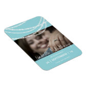 Stijlvolle afbeelding met mousserende lichten Foto Magneet (Rechterzijde)