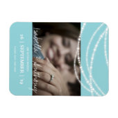 Stijlvolle afbeelding met mousserende lichten Foto Magneet (Horizontaal)