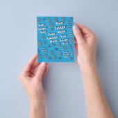 Stijlvolle Afbeelding Sjabloon Creëer Flyer (Hand)