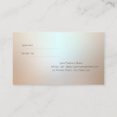 Stijlvolle afbeelding, Stijlvol, Glitter Lashes Re Aanbevelingskaartje (Achterkant)