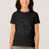 Stijlvolle, afgeronde kroon voor feesten Tri-Blend shirt (Voorkant)