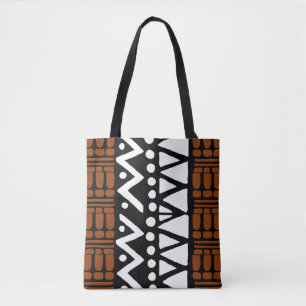 Stijlvolle African Bogolan Canvas tas