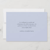 Stijlvolle afstudeerfoto met script! aankondiging (Achterkant)