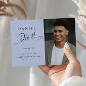 Stijlvolle afstudeerfoto met script! aankondiging