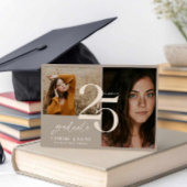 Stijlvolle Afstuderen Class 2025 Party Kaart