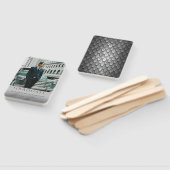 Stijlvolle Afstuderen foto Handwaaier (Niet-gemonteerd)