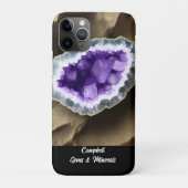 Stijlvolle Amethyst Geode Custom Case-Mate iPhone Case (Achterkant)