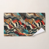 Stijlvolle Animal Print Fusion Design Bad Handdoek (Handdoek)