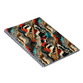 Stijlvolle Animal Print Fusion Design Notitieboek (Rechterzijde)