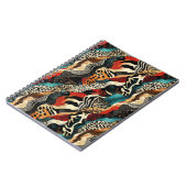Stijlvolle Animal Print Fusion Design Notitieboek (Linkerzijde)