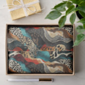 Stijlvolle Animal Print Fusion Design Tissuepapier (Geschenk)