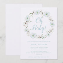 Stijlvolle Apple Bloemenkrans Baby Shower