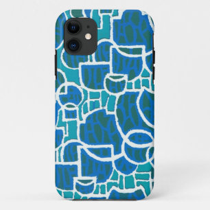 Stijlvolle Aqua, Zee Groen, Turquoise, Wit Abstrac Case-Mate iPhone Case