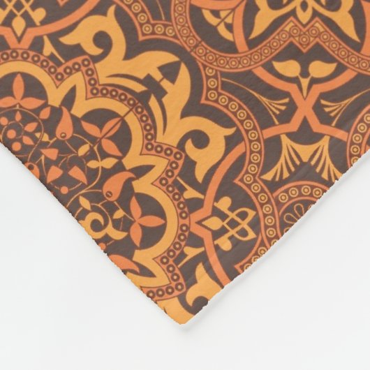 Stijlvolle Arabische versiering Fleece Deken (Hoek)