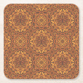 Stijlvolle Arabische versiering Kartonnen Onderzetters (Voorkant)