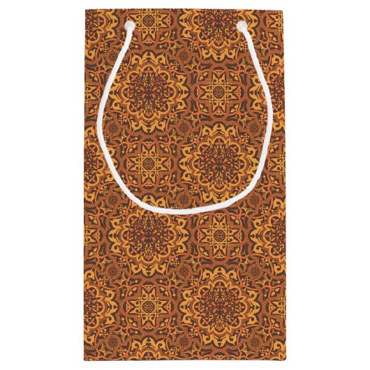 Stijlvolle Arabische versiering Klein Cadeauzakje (Achterkant)