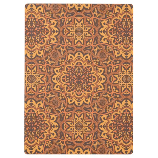 Stijlvolle Arabische versiering Klembord (Achterkant)