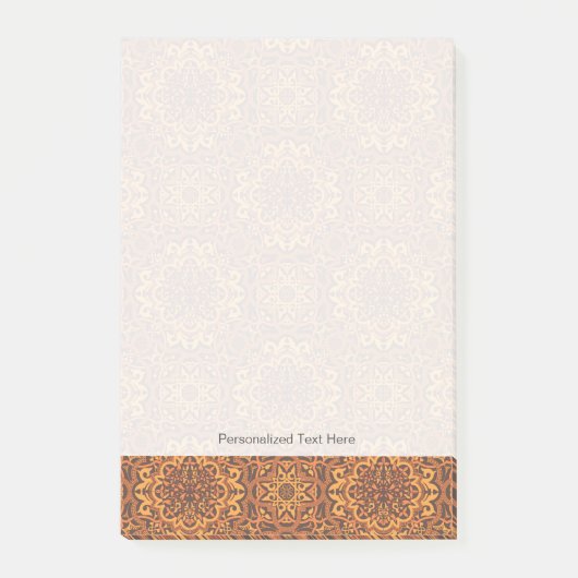 Stijlvolle Arabische versiering Post-it® Notes (Voorkant)