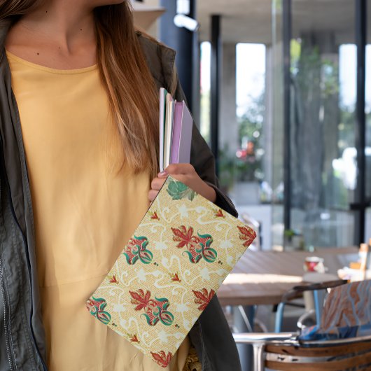 Stijlvolle Art Nouveau Tulip Foliage Motief Bruilo Etui