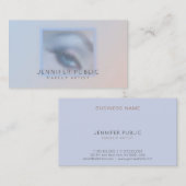 Stijlvolle artistieke moderne schoonheidssalon visitekaartje (Voorkant / Achterkant)