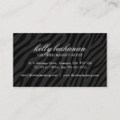 Stijlvolle, artistieke Visitekaartjes (Achterkant)