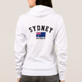 Stijlvolle Australische vlag Sydney Printed Women' Hoodie (Achterkant)