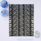 Stijlvolle Autobanden Rubber Textuur Auto's Flyer (Enkel)