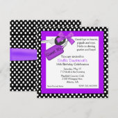 Stijlvolle autosleutels Sweet 16 Uitnodiging (Voorkant / Achterkant)