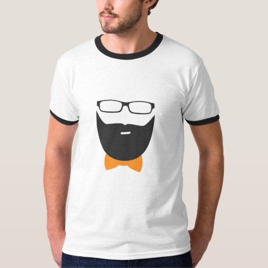 stijlvolle baard t-shirt (Voorkant)