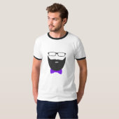 stijlvolle baard t-shirt (Voorkant volledig)