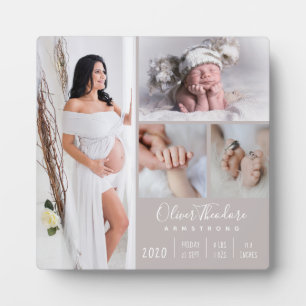 Stijlvolle Baby fotoserie Keepaardbeige Fotoplaat