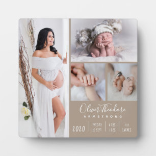 Stijlvolle Baby fotoserie Keepomwille Light Brown Fotoplaat