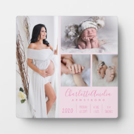 Stijlvolle Baby fotoserie Keepomwille Light Pink Fotoplaat