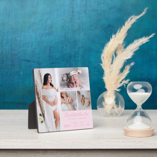 Stijlvolle Baby fotoserie Keepomwille Light Pink Fotoplaat (Insitu)