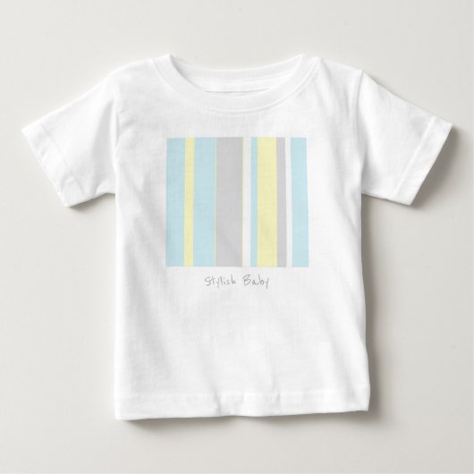 Stijlvolle baby pasteltinten romper (Voorkant)