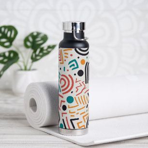 Stijlvolle Back to School iconen Waterfles