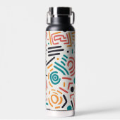 Stijlvolle Back to School iconen Waterfles (Voorkant)