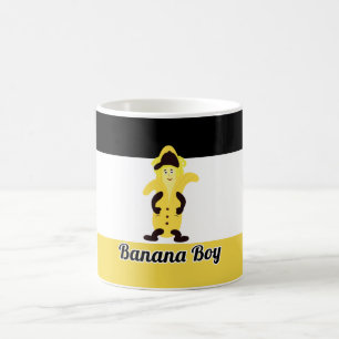 Stijlvolle banaan koffiemok