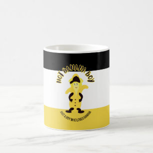 Stijlvolle banaan koffiemok